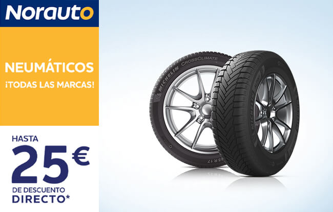 Descuento en neumáticos en Norauto de VidaNova Parc