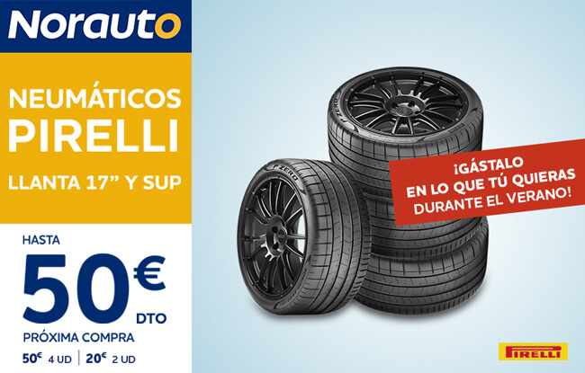 Promoción Pirelli en Norauto