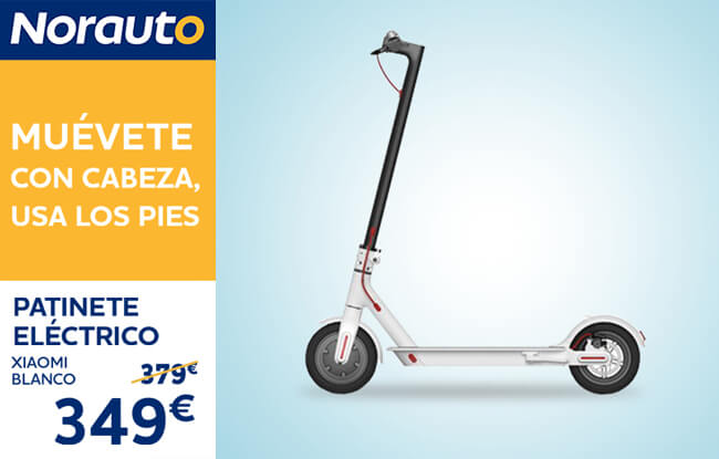 Oferta Patinete Xiaomi Blanco con Norauto