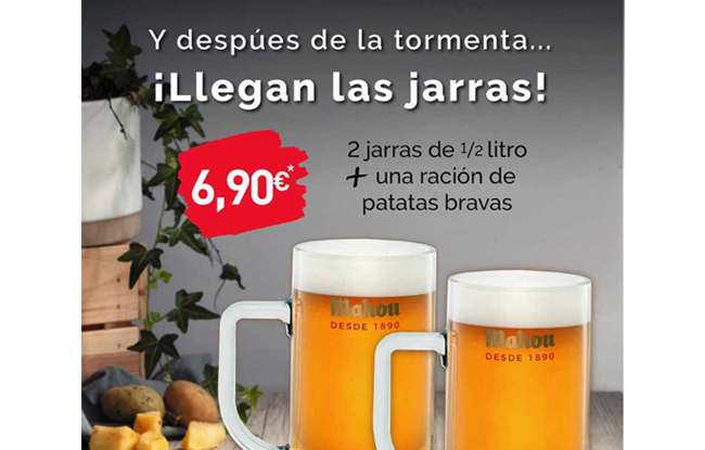 Llegan las jarras