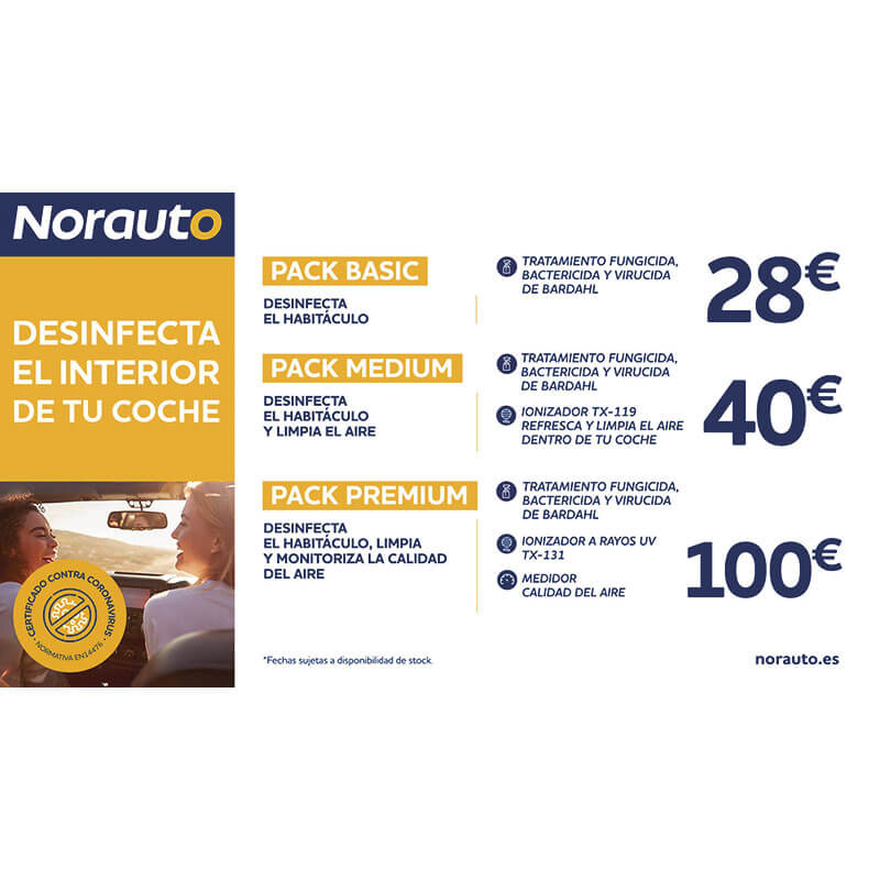 Promocion desinfeccion Norauto