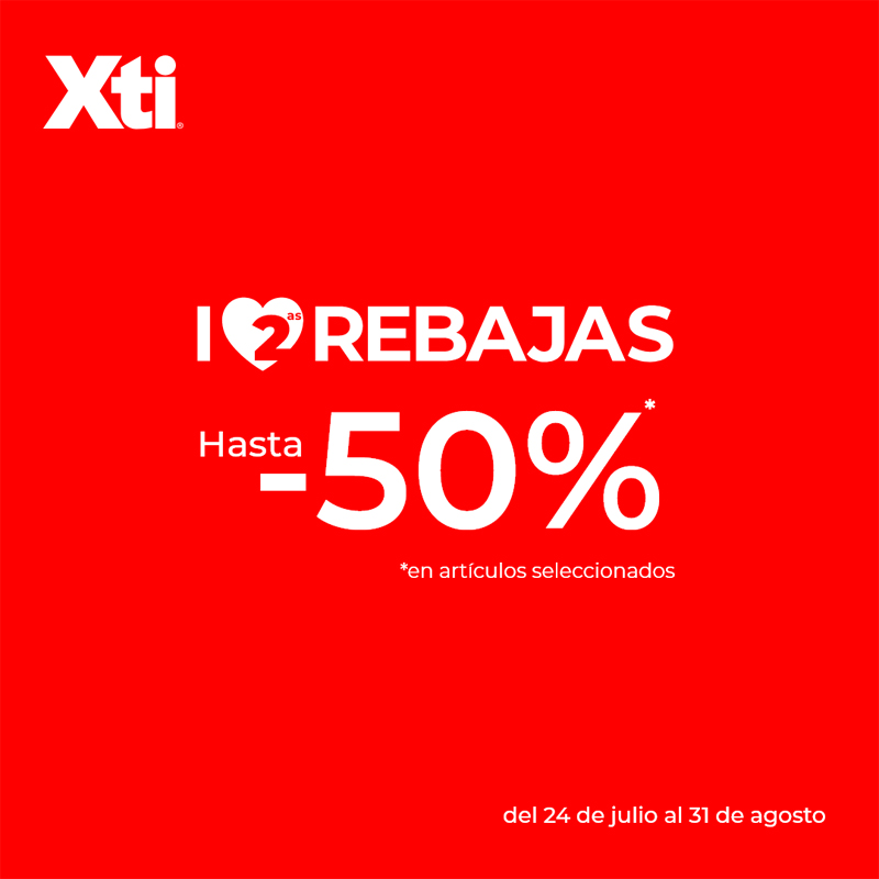 Segundas rebajas de verano en Xti