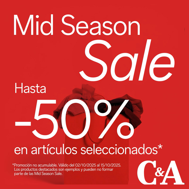 ¡Mid Season Sale en C&A!