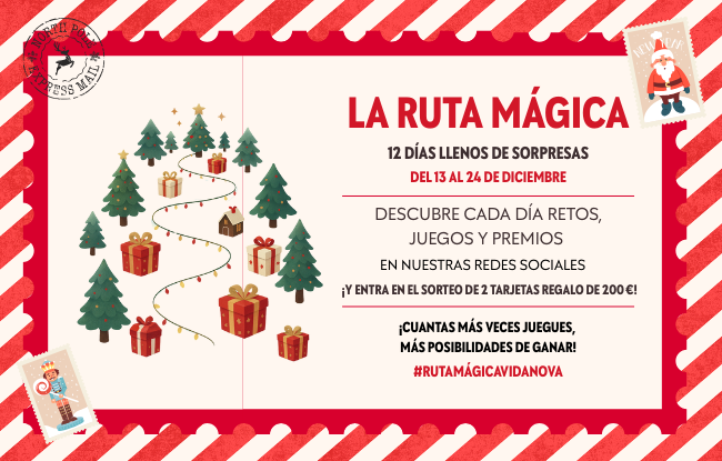 La Ruta Mágica de Navidad en VidaNova Parc Sagunto | Del 13 al 24 de diciembre
