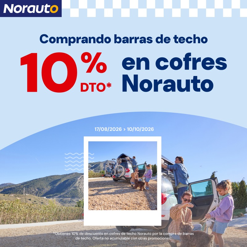 Viaja con todo el espacio que necesitas: 10% dto.