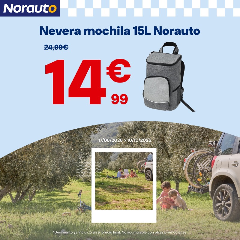 Tu excursión perfecta con la nevera mochila por 14,99€