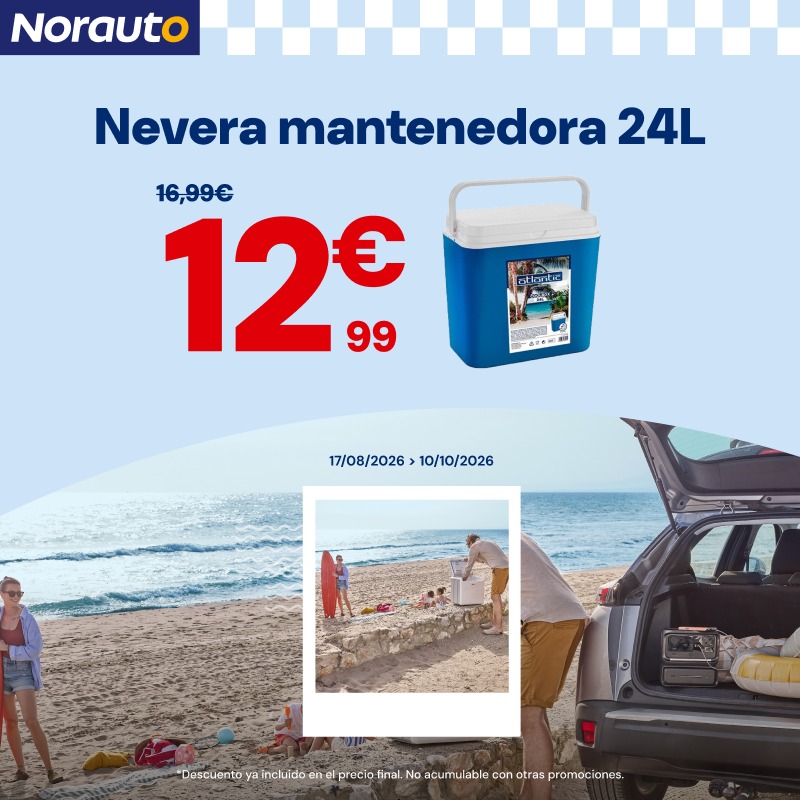 ¡Bebidas y comida siempre frías por 12,99€!